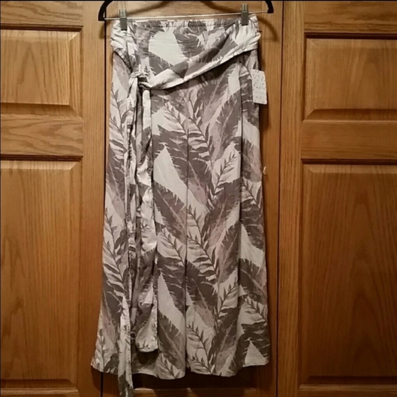 ❤🆕Free People Wide Leg Crop in Ivory Combo - Picture 6 of 6